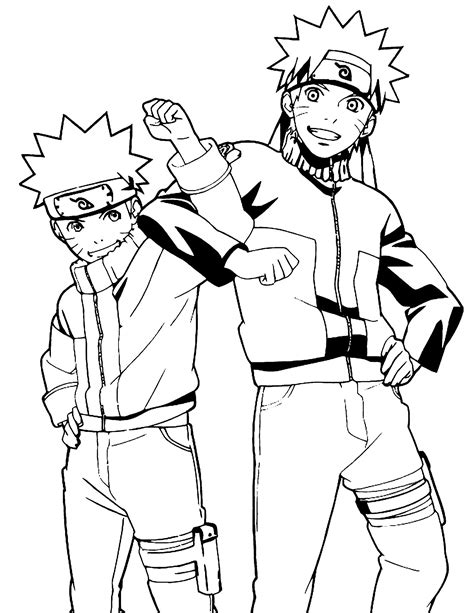 coloriage naruto shippuden|Naruto Coloring Pages (Free PDF Printables)